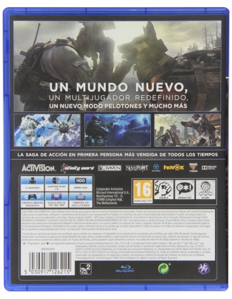 Call Of Duty: Ghosts: playstation 4: Kiwiku.com: Videojuegos