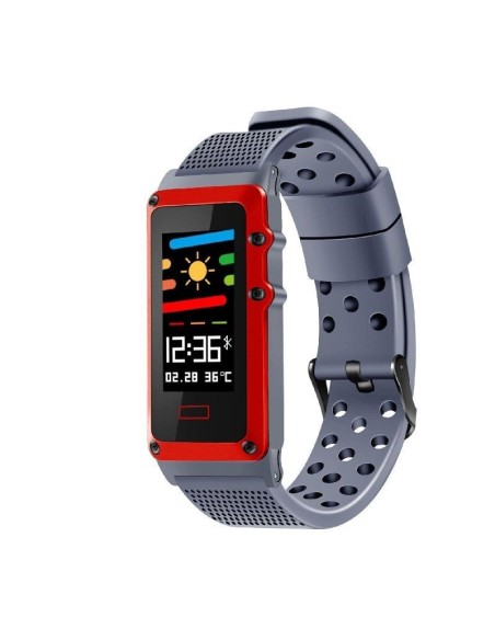 Oferta Pulsera cuantificadora leotec funny band gris