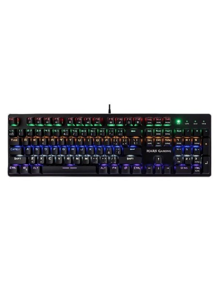 Oferta Teclado Mecánico Mars Gaming Mk4b - Cable Usb 2.0 - Azul