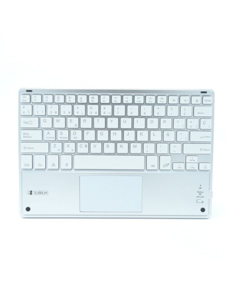 Oferta Teclado Bluetooth Subblim Smbt50 Blanco Español. SUB-KBT-SMBT50