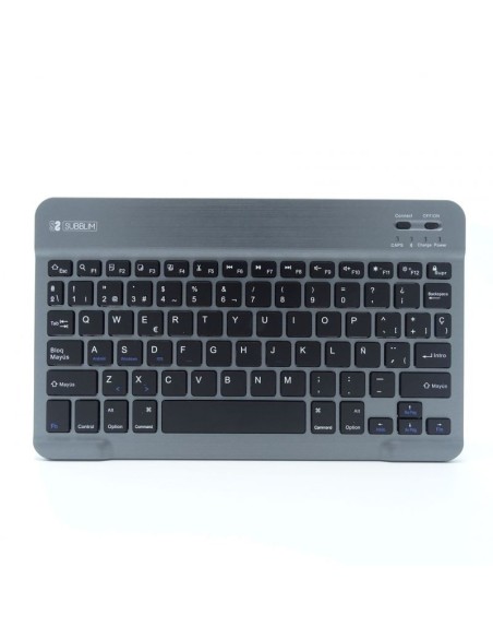 Ofertón Teclado Bluetooth Subblim Sm0002 Gris Español. SUB-KBT-SM0002