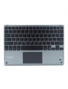 Teclado Bluetooth Subblim Smbt51 Con Touchpad Smart Blacklit Gris Español