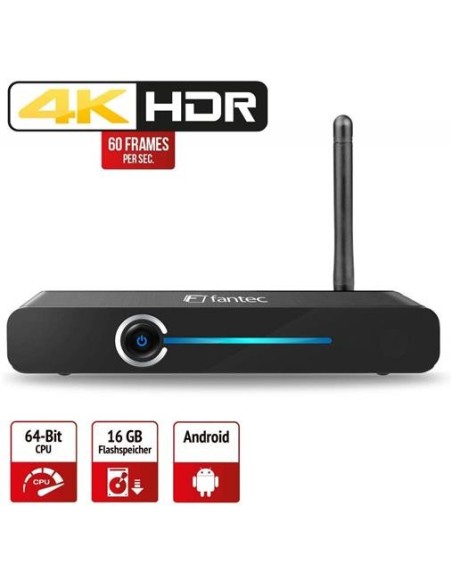 Reproductor Multimedia Fantec 4KS6000 4K FHD 3D Smart TV