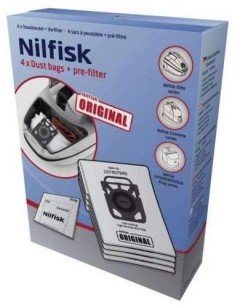 Comprar Nilfisk 4 bolsas de aspiradora + prefiltro para Elite