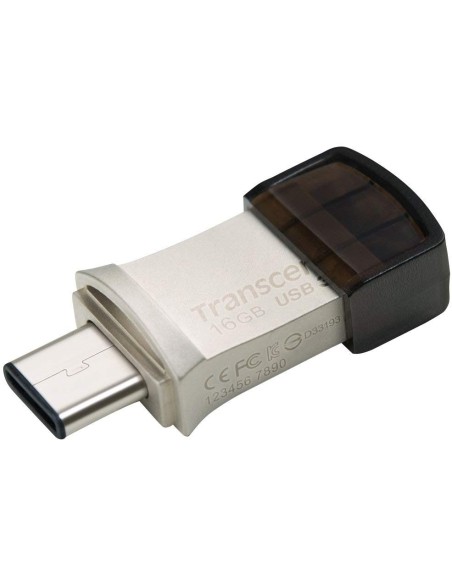 Memoria USB Transcend JetFlash 890S 16GB OTG USB-C + USB 3.1