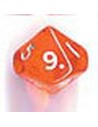 Bolsa 50 dados 10 caras gema