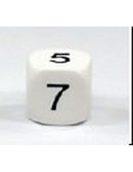 Bolsa 6 dados 16 mm. numeros 2.3.4.5.6.7