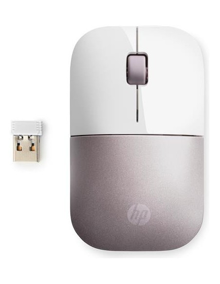Hp Ratón RF Inalámbrico Z3700 Óptico 1200 dpi Ambidextro Rosa