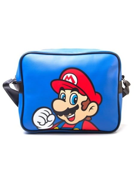 Bandolera nintendo mario azul