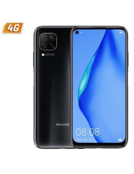 Smartphone móvil huawei p40 lite black 128gb 6gb ram dual sim