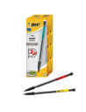 Paquete 12 uds de portaminas BIC colores surtidos 0.7 mm desechable transparente con goma