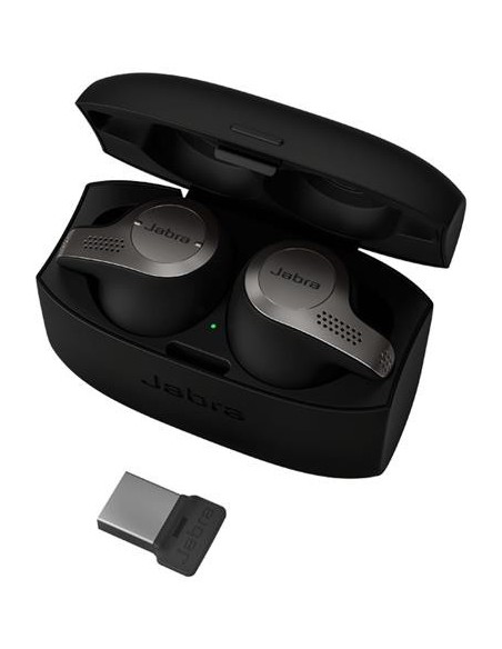 Jabra Evolve 65t Auriculares binaural inear inalámbrico Negro