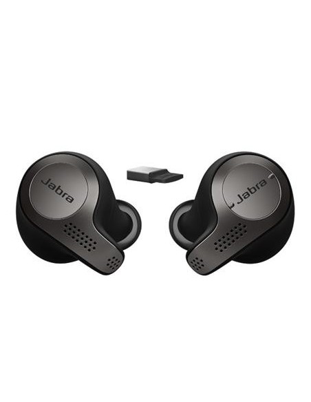 Jabra Evolve 65t Auriculares binaural inear inalámbrico Negro