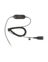 Jabra gn1200 cc cable para auriculares desconexin rpida (p) a rj-9 (m)2 mpara jabra gn 2100, gn 2200, gn 2250