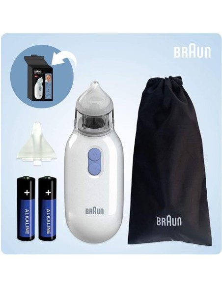 Braun BNA100EU Pae aspirador nasal braun bna100eu electrico