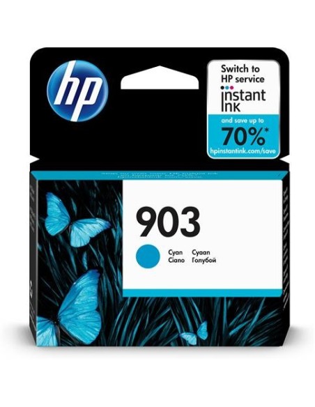 Cartucho de tinta original HP 903 Cian T6L87AE
