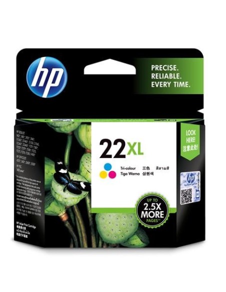 Cartucho de tinta original HP 22XL C9352CE color | kiwiku