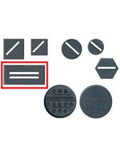 Bolsa 10 bases rectangular 40 mm.