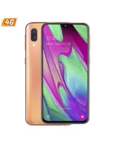Ofertón Samsung Galaxy A40 Naranja Móvil Dual Sim 64gb/4gb Ram. SM-A405FZODPHE