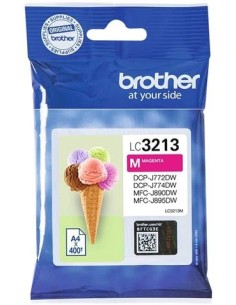 Compra Cartucho De Tinta Brother LC-3213M Magenta En Kiwiku