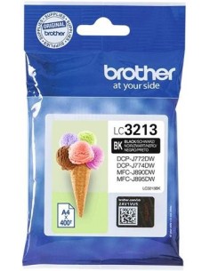 Cartucho de tinta original Brother LC3213BK Negro | kiwiku