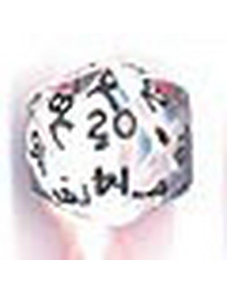 Bolsa 50 dados 20 caras gema