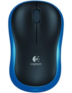 Comprar Logitech M185 - Ratón Ambidextro Óptico Azul y Negro