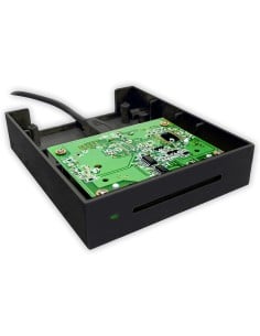 Bit4id miniLector USB 2.0 Negro lector de tarjeta inteligente