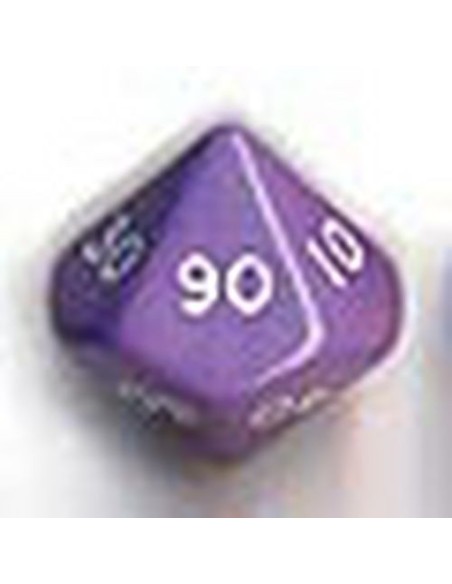 Bolsa 25 dados 10 caras 00-90 opaco