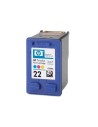 Cartucho de tinta original HP 22 Multicolor - C9352AE