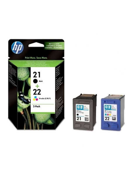 Comprar HP SD367AE Multipack 2 cartuchos hp N21 + N22 | kiwiku