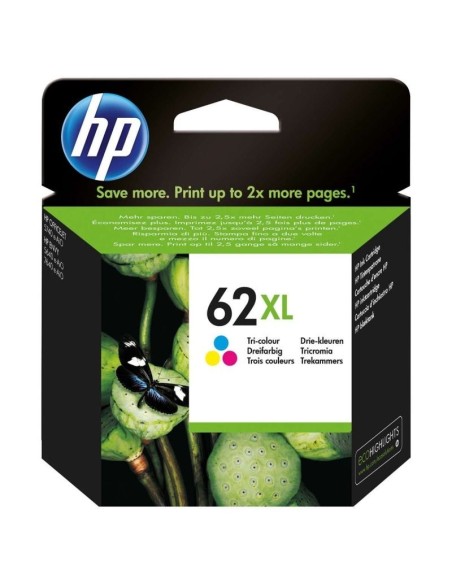 Ofertón HP C2P07AE PACK TINTA HP 62XL TRICOLOR | kiwiku