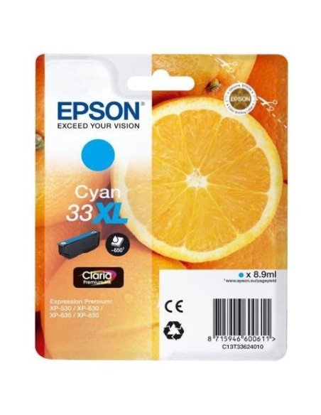 Oferta - Epson C13T33624012 Cartucho de tinta cian 33XL | kiwiku