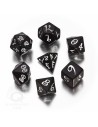 Qw dados rpg clasico set negro (7)