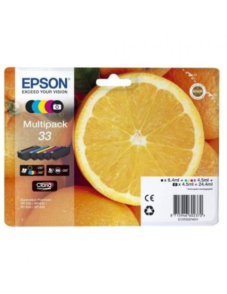 Ofertón Epson c.claria prem.33 pack. C13T33374011 | kiwiku