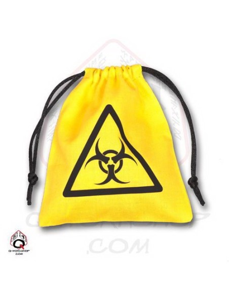 Qw bolsa dados biohazard amarillo