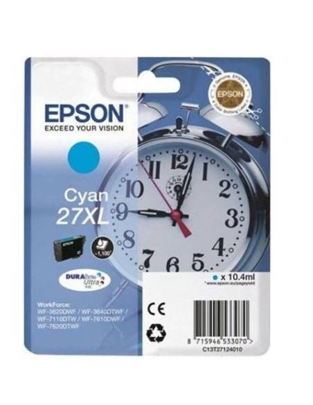 Oportunidad Epson C13T27124012 CYAN DURABRITE ULTRA| kiwiku
