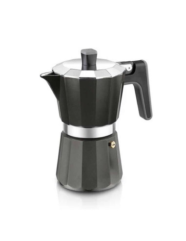 CAFETERA INOXIDABLE INDUCCION ETERNA 4 TAZAS