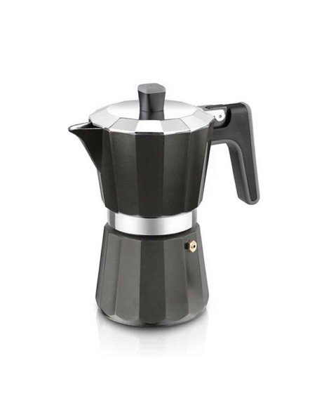 Oferta - BRA A170487 Cafetera perfecta negra aluminio| kiwiku