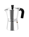 Monix Cafetera Italiana Vitro Express M620003 3 Tazas Aluminio Antiadherente Mango Ergonómico