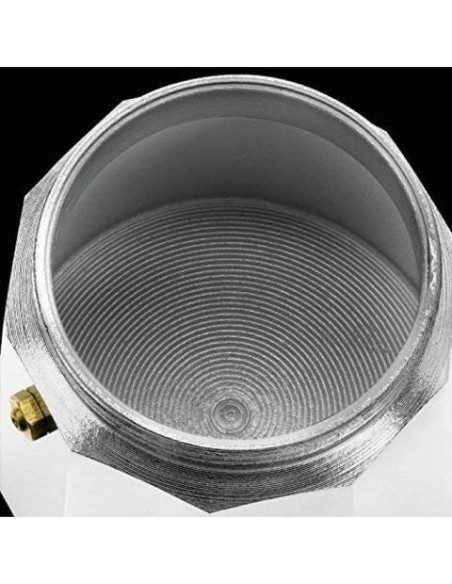 MONIX Cafetera Italiana Vitro Express M620003 3 Tazas Aluminio Antiadherente  