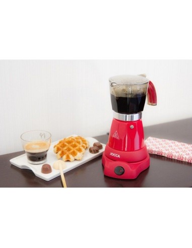 Comprar Jocca 5449R Cafetera italiana elec. 6 tazas | kiwiku