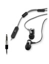 Auriculares MUVIT intrauditivos negro - MUHPH0059