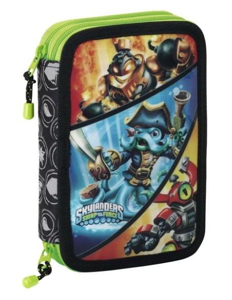 Skylanders swap force - plumier doble pequeÑo 34 piezas