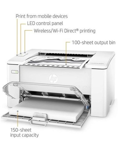 Oportunidad Hp G3Q35A LaserJet Pro M102w 1200 x 1200DPI A4 Wifi Color blanco