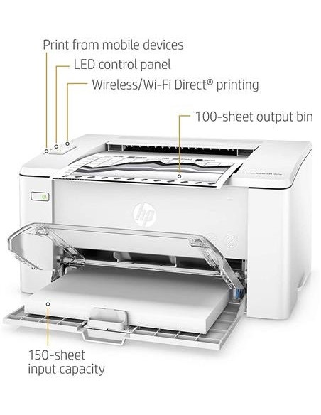 Oportunidad Hp G3Q35A LaserJet Pro M102w 1200 x 1200DPI A4 Wifi Color blanco