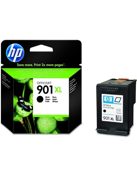 Oferta Cartucho de tinta original HP 901XL Negro - CC654A | kiwiku