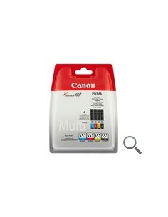 Oportunidad Multipack 4 Cartuchos Tinta MULTI551BK/C/M/Y | kiwiku