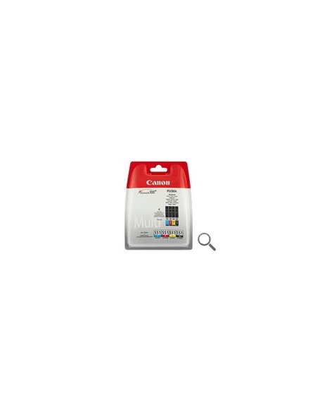 Oportunidad Multipack 4 Cartuchos Tinta MULTI551BK/C/M/Y | kiwiku