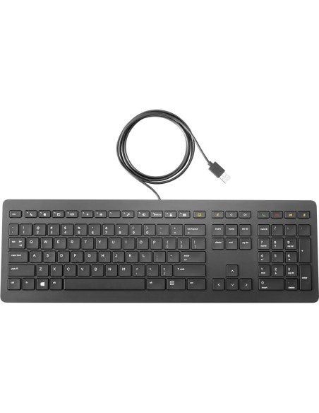 Ofertón Teclado HP Z9N38AA usb qwerty negro | kiwiku